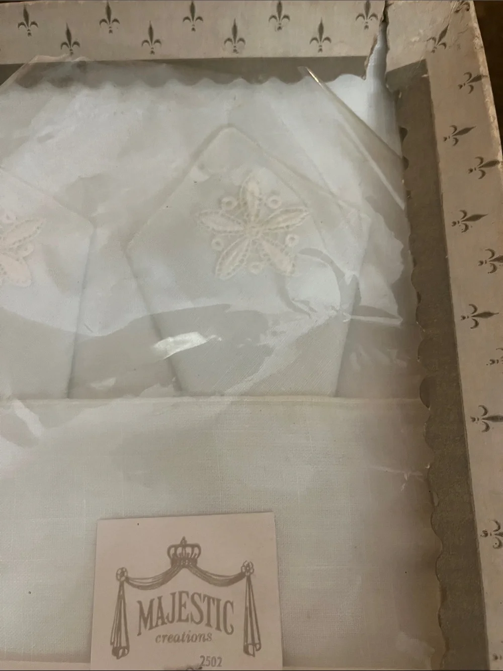 Majestic delicate embroidered
